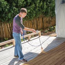 Paint Or Stain A Deck Using A Paint Sprayer