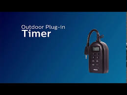 philips outdoor plug in timer