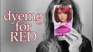 Dyeing For Revlon Colorsilk Luminista 150 Red