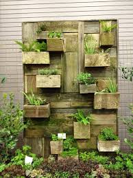 Vertical Garden From Recycled Wood