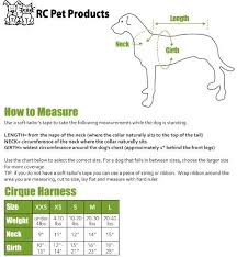 Rc Pet Products Size Chart Dog Harness Pets Dogs