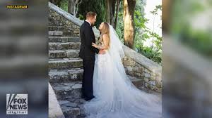 The couple was married in 2019. Caroline Wozniacki Husband David Lee Enjoy Mini Moon After Italy Wedding Fox News