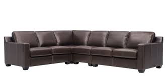 Anaheim Leather 4 Pc Sectional