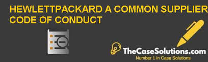 common supplier code of conduct