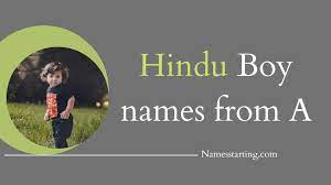 indian boy names starting with a