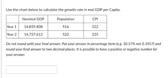calculate the growth rate