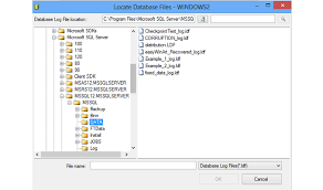 ldf file and its location in sql server