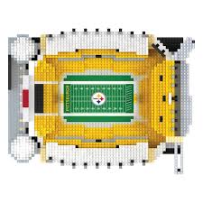 Pittsburgh Steelers Nfl 3d Brxlz Stadium Blocks Set Preorder