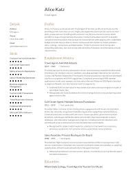 travel agent resume exle writing guide