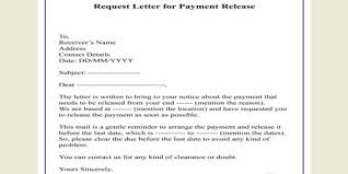 sle letter for requesting payment