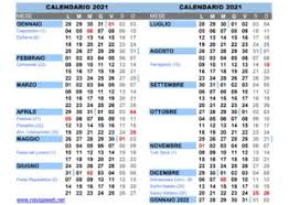 La información se muestra por mes e incluye el número de semana. 2021 Calendar To Download And Print In Pdf Or Excel Compact And Pocketable