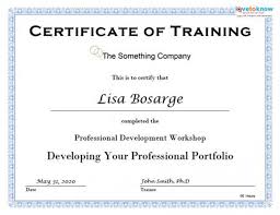 15 Training Certificate Templates Free Download Designyep