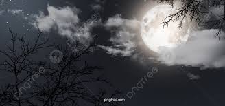 creative dark full moon realistic wind