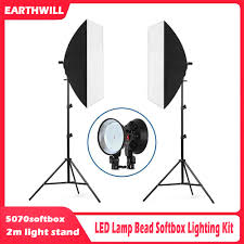 Portrait Studio Photography Light Box 50x70cm Led Lamp Beads Softbox Lighting Kit Continuous Lighting System Studio Video Camera Photo Studio Accessories Aliexpress