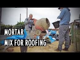 Roof Mortar Mix Ratio Tiles Verge