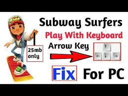 subway surfers game play with keyboard