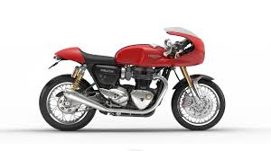 triumph thruxton café racer track