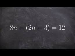 Solving A Multi Step Equation