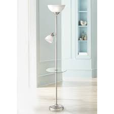 London Torchiere Floor Lamp With Table And Reading Light 9k251 Lamps Plus