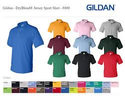 Gildan Dryblend Jersey Mens Polo Shirt Sport 50 50 Plain T