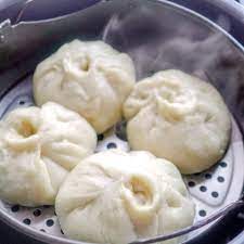 siopao with chinese pork char siu filling