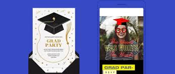 How to make your own graduation invitations for free. Graduation Party Invitations Send Online Instantly Rsvp Tracking