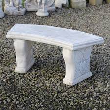 Decorative Bench With A Leaf Motif A