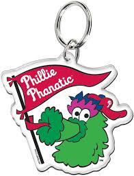 The phillie phanatic is the official mascot of the philadelphia phillies major league baseball team he is a large furry green bipedal creature with an ext. Wincraft Philadelphia Phillies Phanatic Key Ring Dick S Sporting Goods
