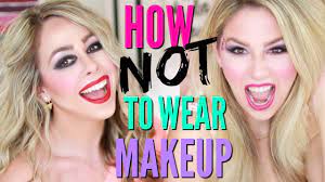 how not to wear makeup valentine s