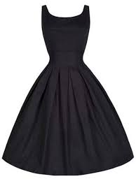 Image result for black vintage dress