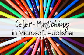 Color In Microsoft Publisher