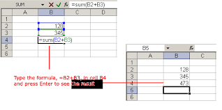 Excel Xp Creating Simple Formulas