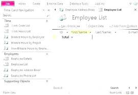 Microsoft Templates Timesheet Access Database Forms