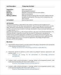 Here's an example of a job specification template Free 8 Sample Architect Job Description Templates In Pdf