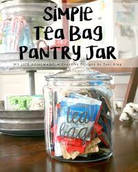 Simple Tea Bag Pantry Jar My Life