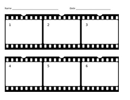 Film Strip Graphic Organizer For Sequencing For Writing Reading And Esl
