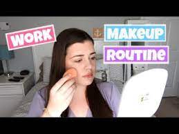 work makeup routine itskim you