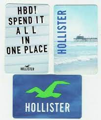hollister gift card lot of 3 hbd