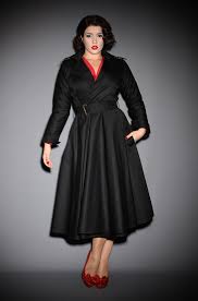 Black Alexandra Trench Coat The