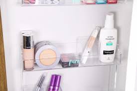 diy minimalist makeup organization hack