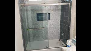 how to install delta shower gl door