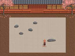 Mixing some elements of tetris style gameplay on a 2d board, in an oriental zen setting. Zen Puzzle Garden The Japanese Rock Garden Game