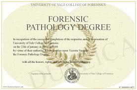 Forensic Pathology Degree
