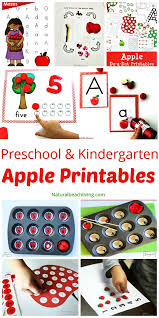 Pre k homework printables free. 30 Free Apple Printables For Preschool And Kindergarten Natural Beach Living