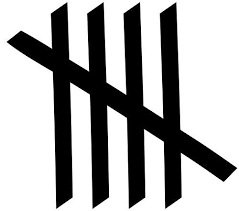 This Picture Shows Five Tally Marks Tally Marks Are Used As