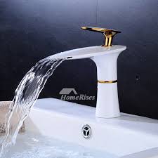 brass vessel sink faucets white oil
