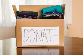 to donate or sell clothes for cash
