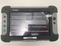 new trimble yuma tablet computer yum