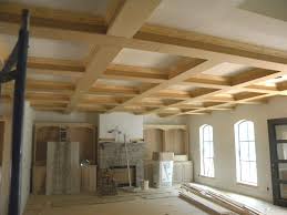 coffered ceilings faux beams