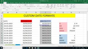 date format change in excel dd mm yyyy